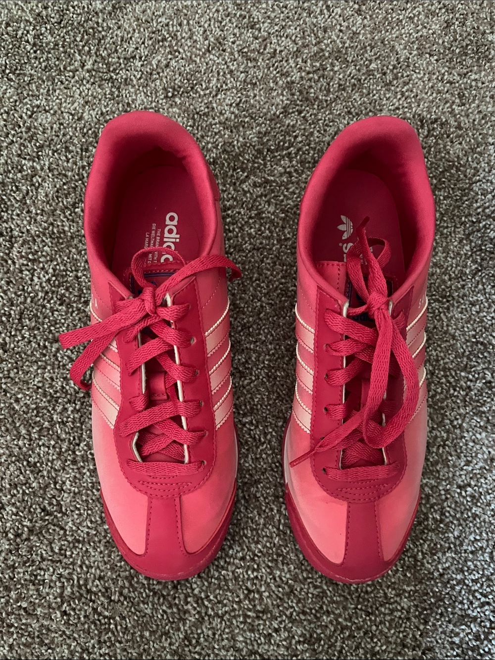 Adidas Samoa Women's Pink Ombre Sneaker Size 8 US - Picture 2 of 5